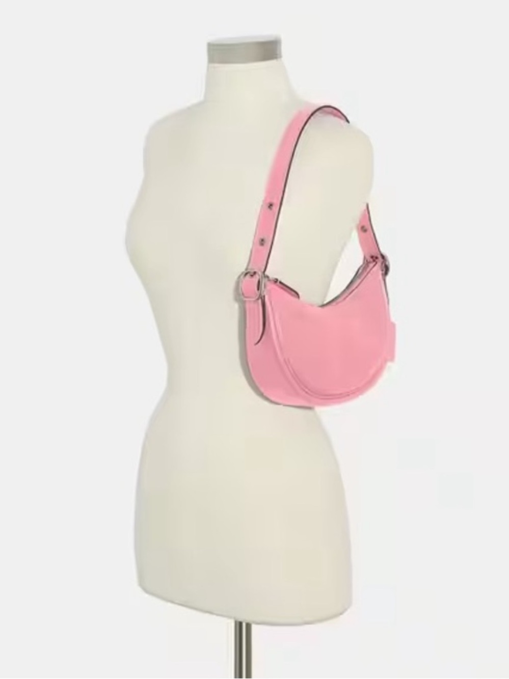 ‼️Coach Luna Pink Leather Shoulder Bag - Picture 3 of 16